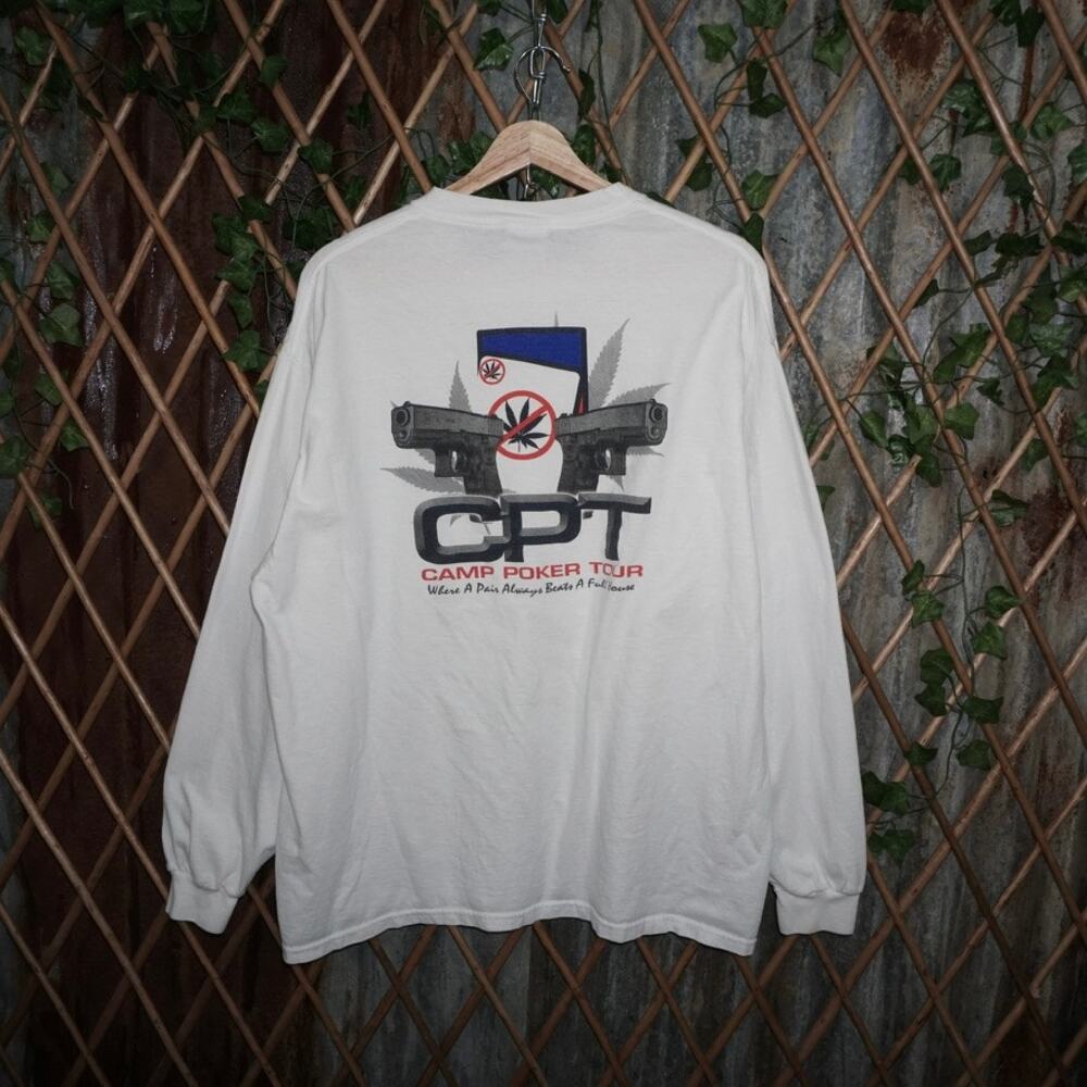 XL - Vintage Y2K CPT camp poker tour mary jane 2000s t-shirt